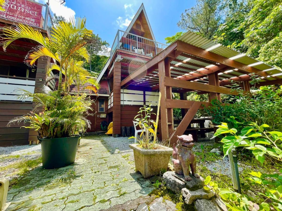 Villa Sunset Kibougaoka Onna Exterior foto